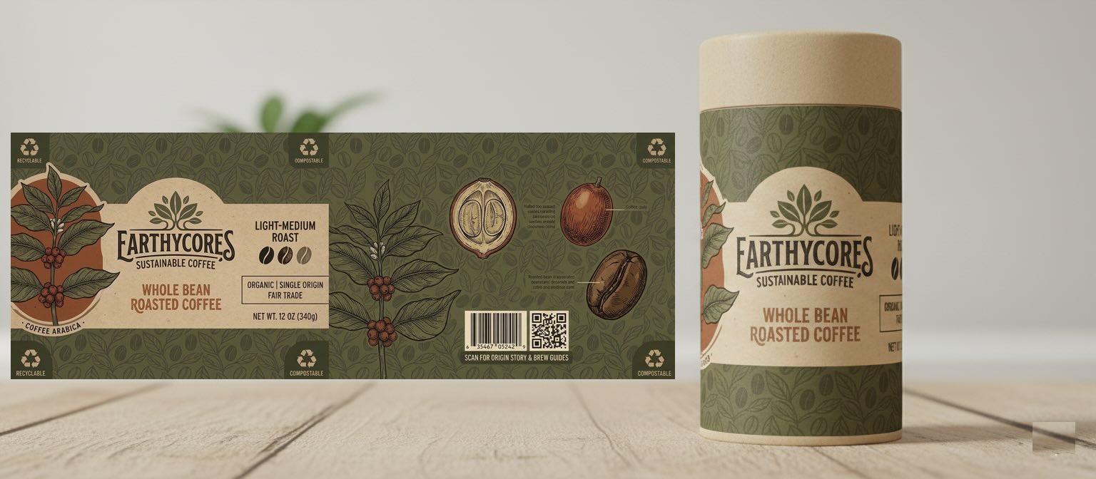 Round Packaging Stand Out