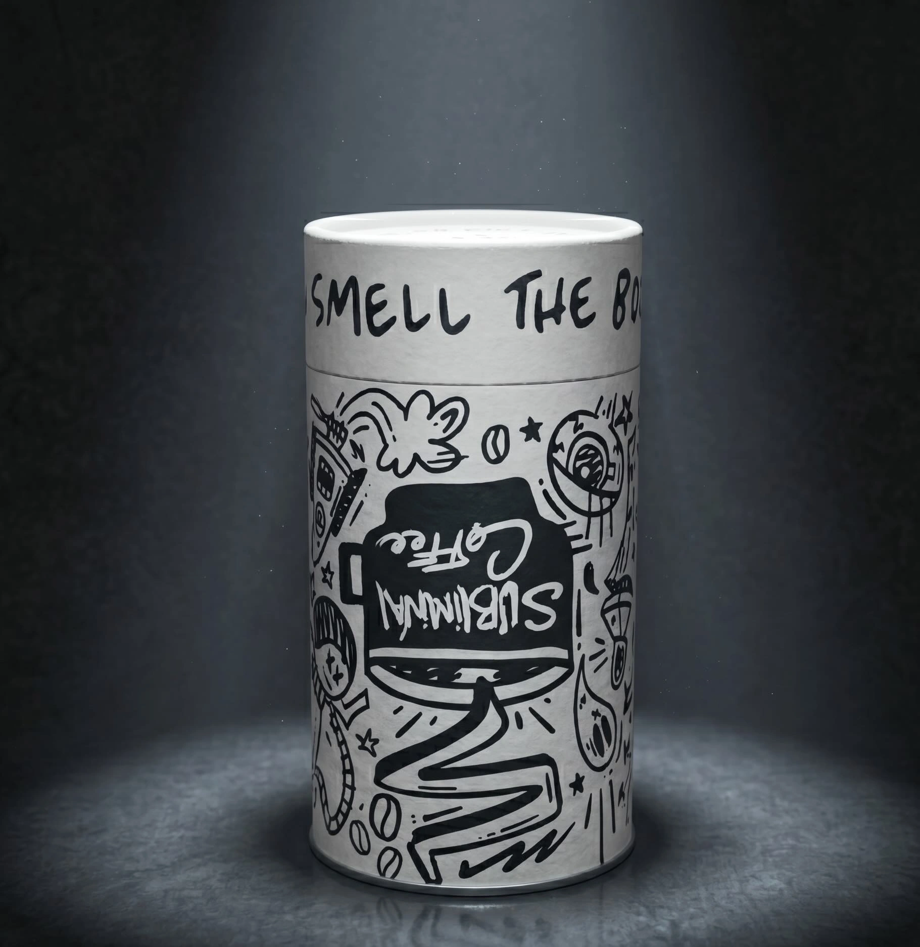 Coffee Cardboard Tube Packaging